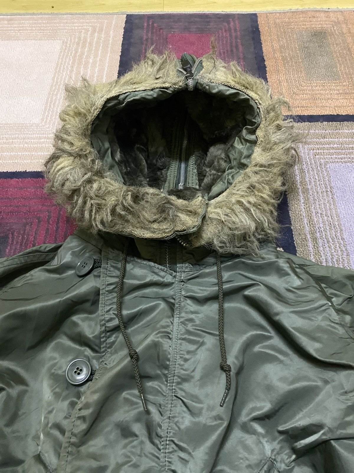 Alpha Industries VINTAGE N-28 JACKET APHA INDSUSTRIES ATTACHED HOODIES Size US L / EU 52-54 / 3 - 6 Thumbnail