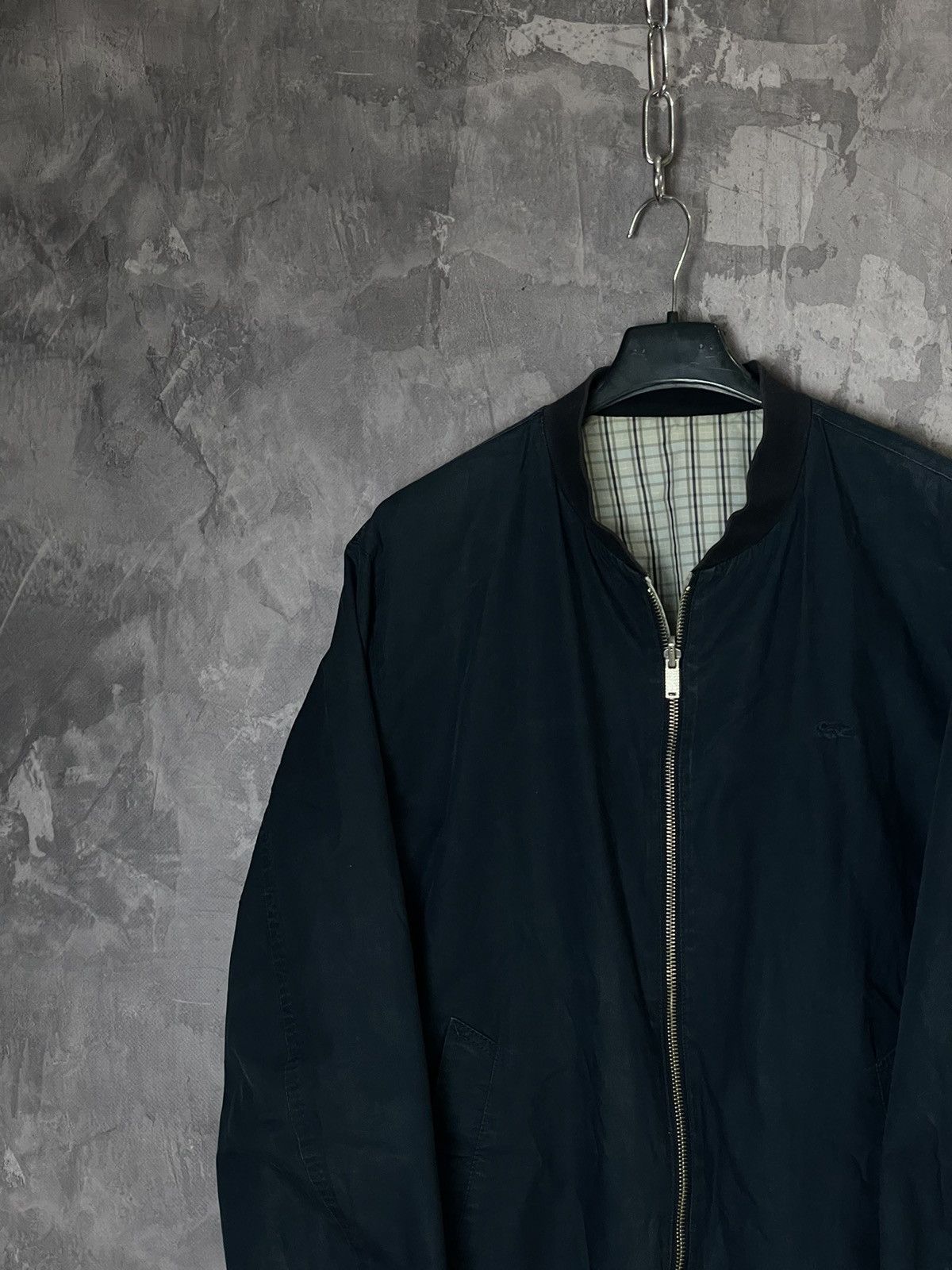 Lacoste × Vintage Vintage Lacoste bomber reversible jacket 80s 90 checked zip Size US L / EU 52-54 / 3 - 7 Thumbnail