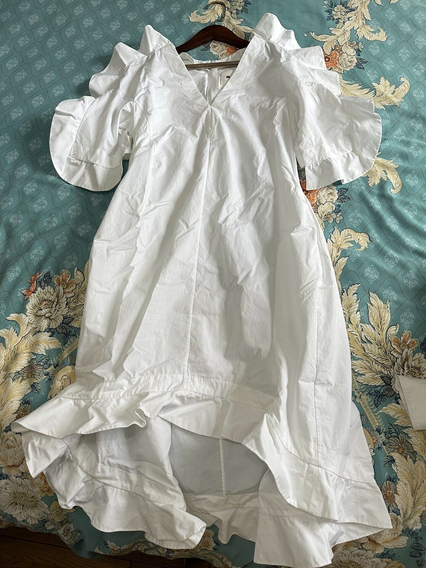 Jil Sander Jilsander Ruffled Women's Dress Size M / US 6-8 / IT 42-44 - 1 Thumbnail