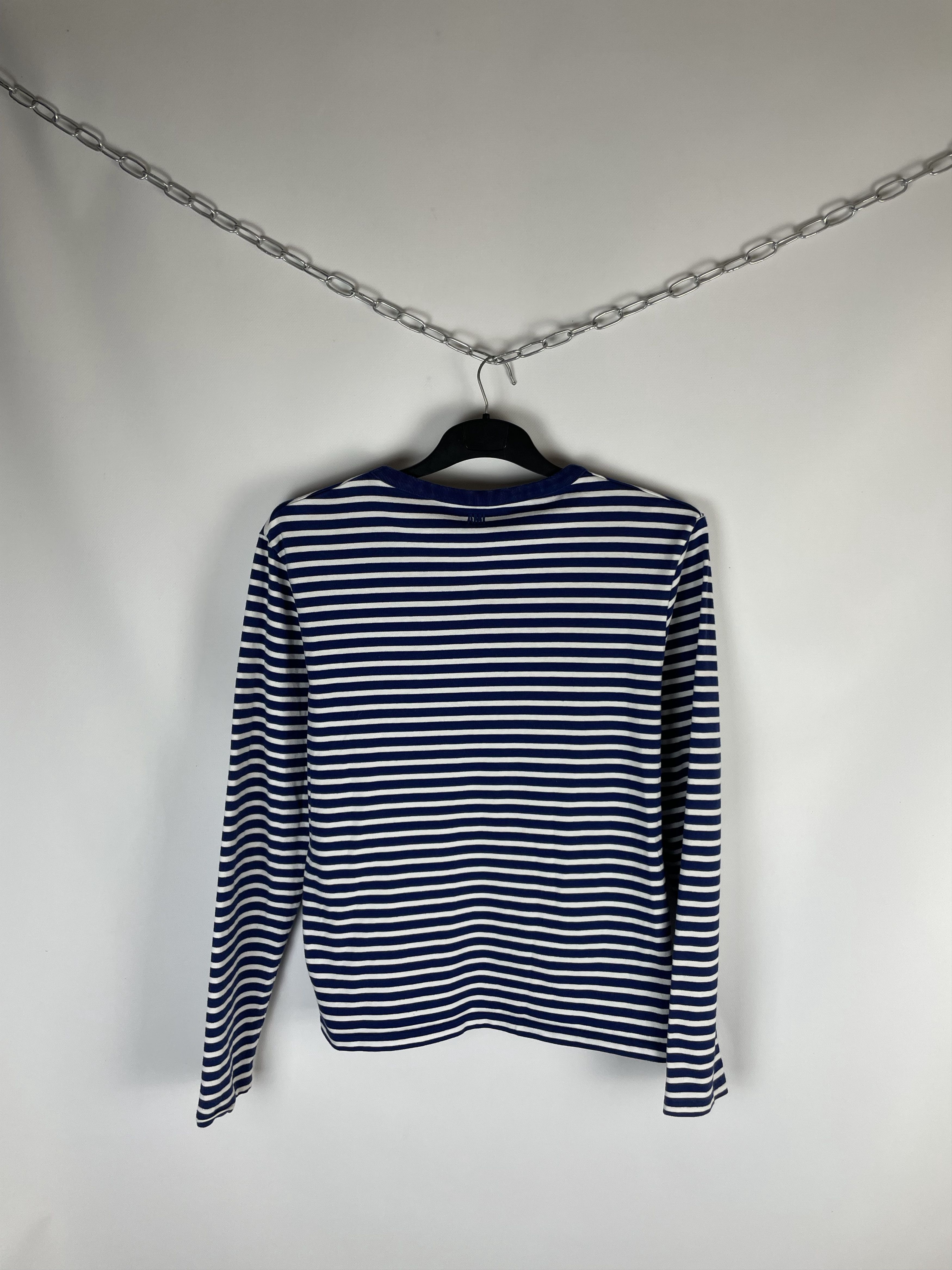 AMI Ami X Smiley stripe long sleeve Size US M / EU 48-50 / 2 - 9 Thumbnail