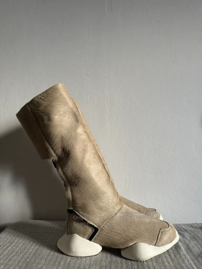 Rick Owens RICK OWENS High-top suede boots Size US 5.5 / EU 38 - 4 Thumbnail