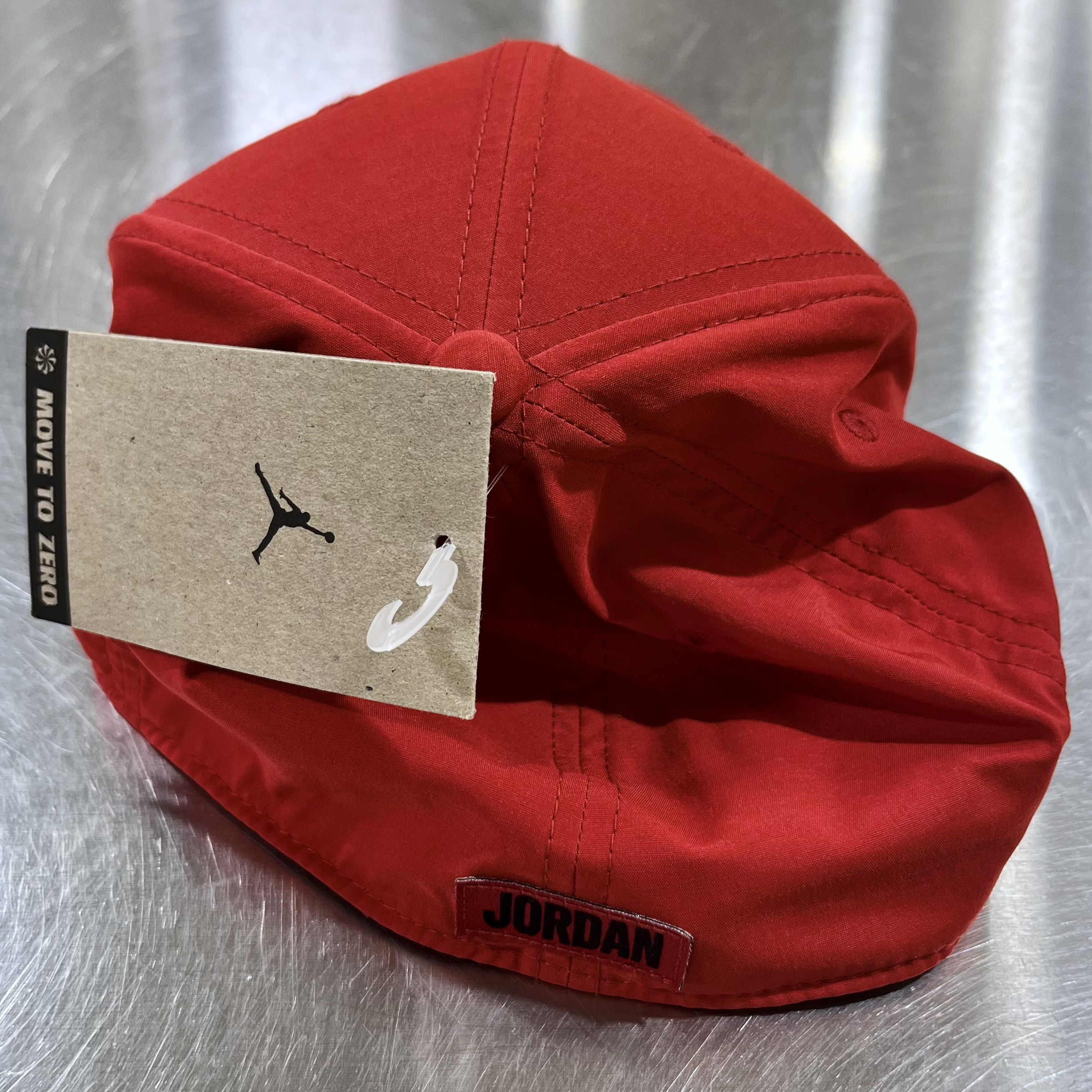 Jordan Brand × Nike Nike Jordan Jumpman Logo Patch Rise Cap Flex Fitted Hat L/XL Size ONE SIZE - 3 Thumbnail