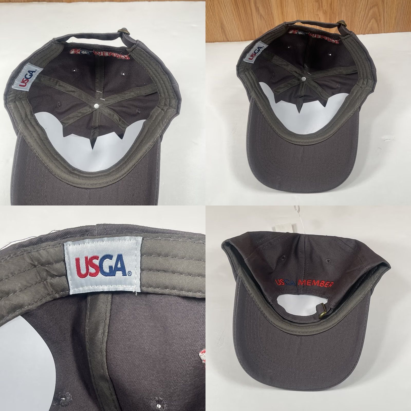 Vintage USGA Hat Gray Adult Adjustable StrapBack Cap Torrey Pines 121st US Open Logo EMBROIDERED Baseball Cap Mens Womens Unisex Adults Shirt Cat: Hat Size ONE SIZE - 8 Thumbnail