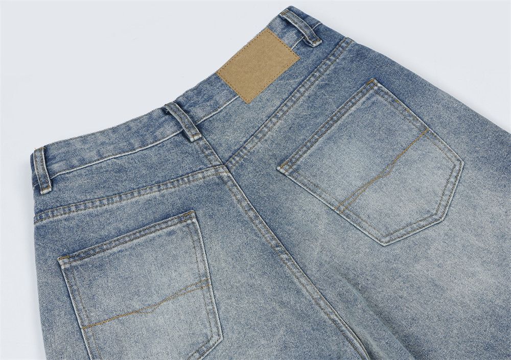 Japanese Brand × Jean Men's washed distressed casual vintage gradient jeans Size US 32 / EU 48 - 5 Thumbnail