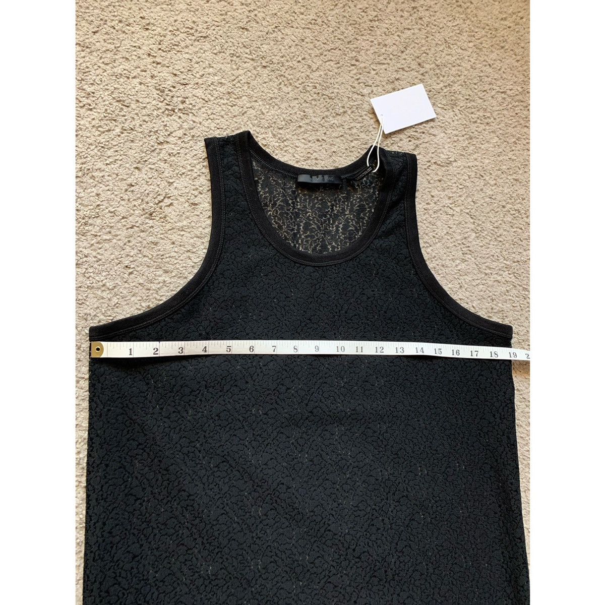 Helmut Lang HELMUT LANG BLACK LACE TANK TOP Size US M / EU 48-50 / 2 - 8 Thumbnail