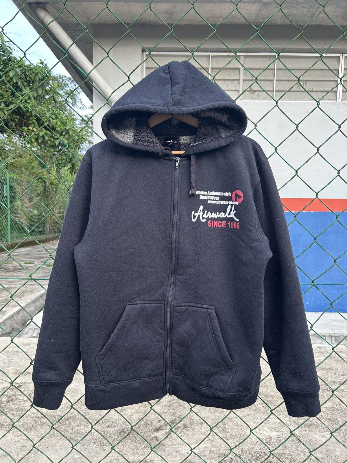 Airwalk Airwalk Skateboard Sherpa Hoodie Zipper Size US XL / EU 56 / 4 - 1 Thumbnail
