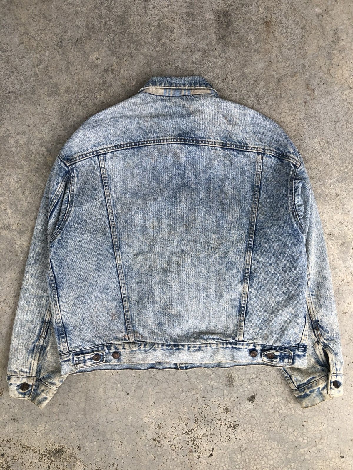 Levi's Vintage 80s Levis 70417 Blanked Lined Baggy Distressed Size US XL / EU 56 / 4 - 5 Thumbnail