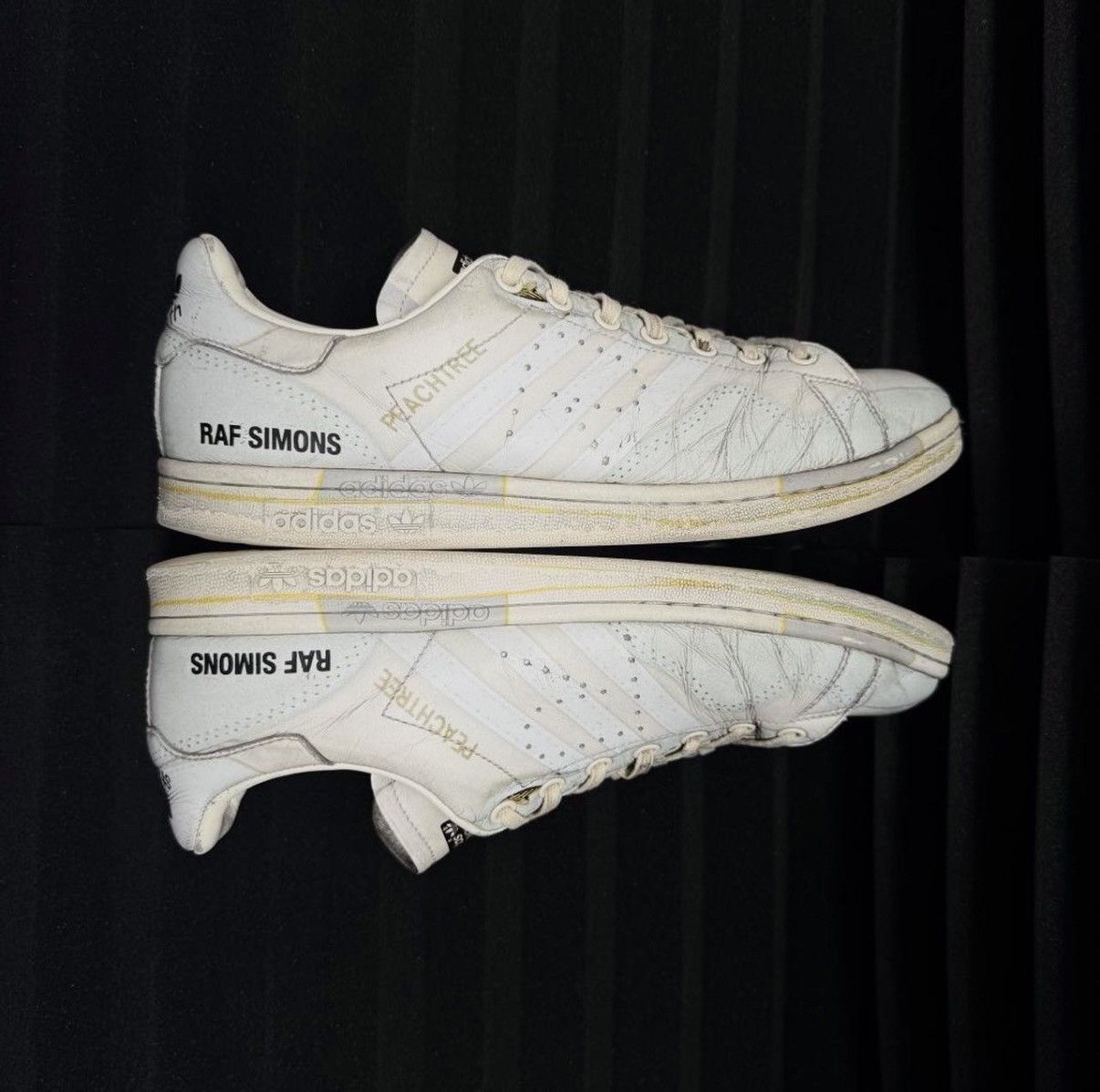 Adidas × Raf Simons AW 2020 Peachtree Trompé L’oeil Stan Smith Size US 10.5 / EU 43-44 - 3 Thumbnail