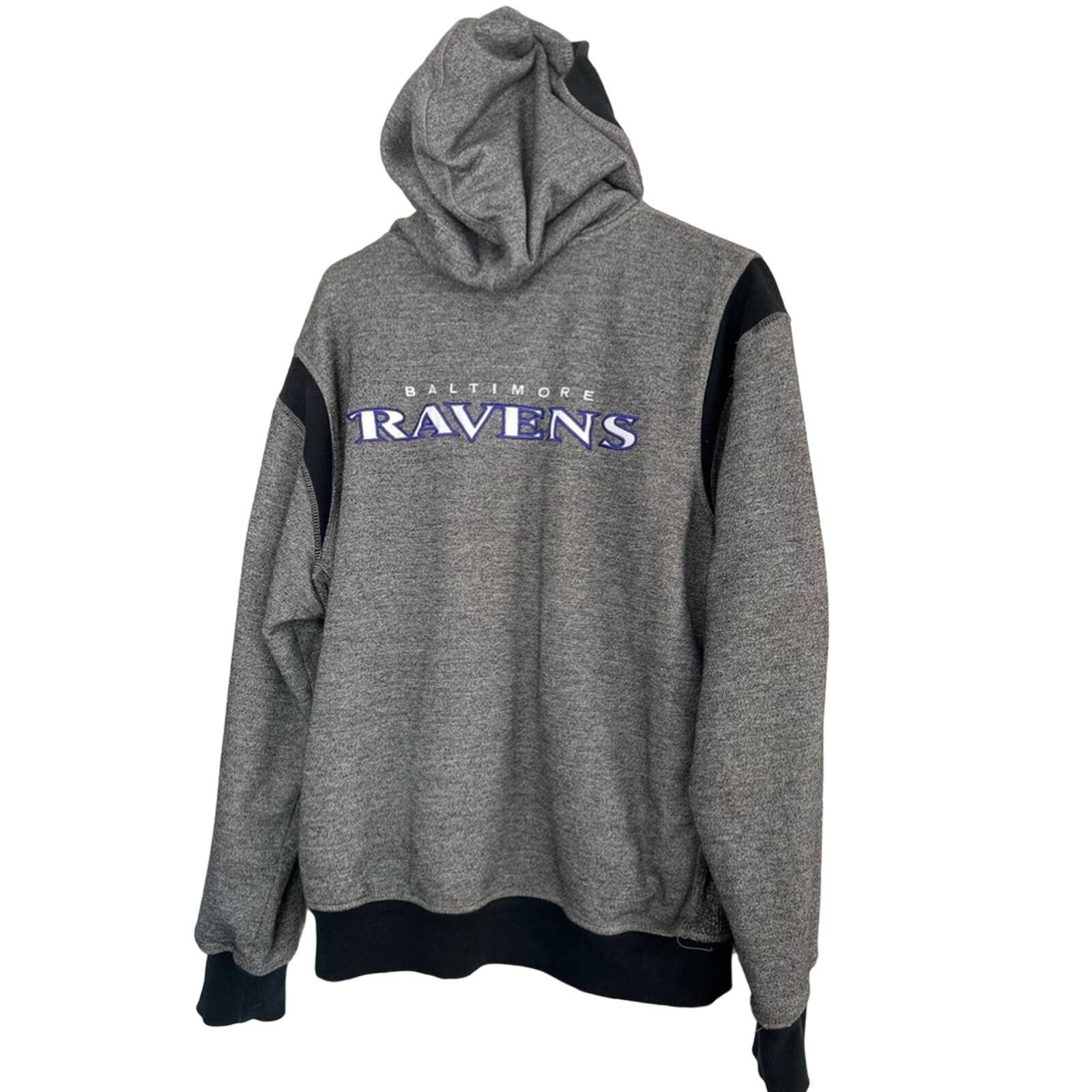 NFL Baltimore Ravens NFL Pro Line Fleece Lined Jacket Hooded Zip Size US L / EU 52-54 / 3 - 2 Thumbnail
