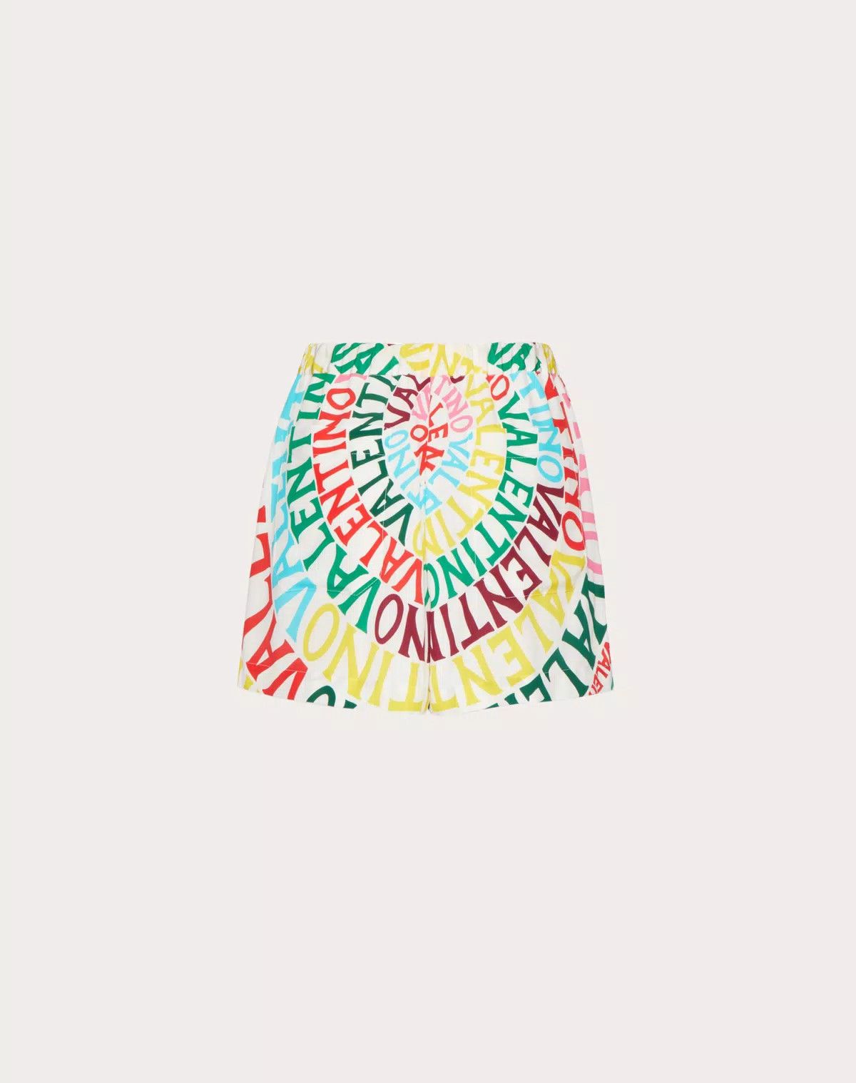 Valentino o1s1wg110625 Loop Shorts In Crepe De Chine in Multicolor Size 30" / US 8 / IT 44 - 2 Thumbnail