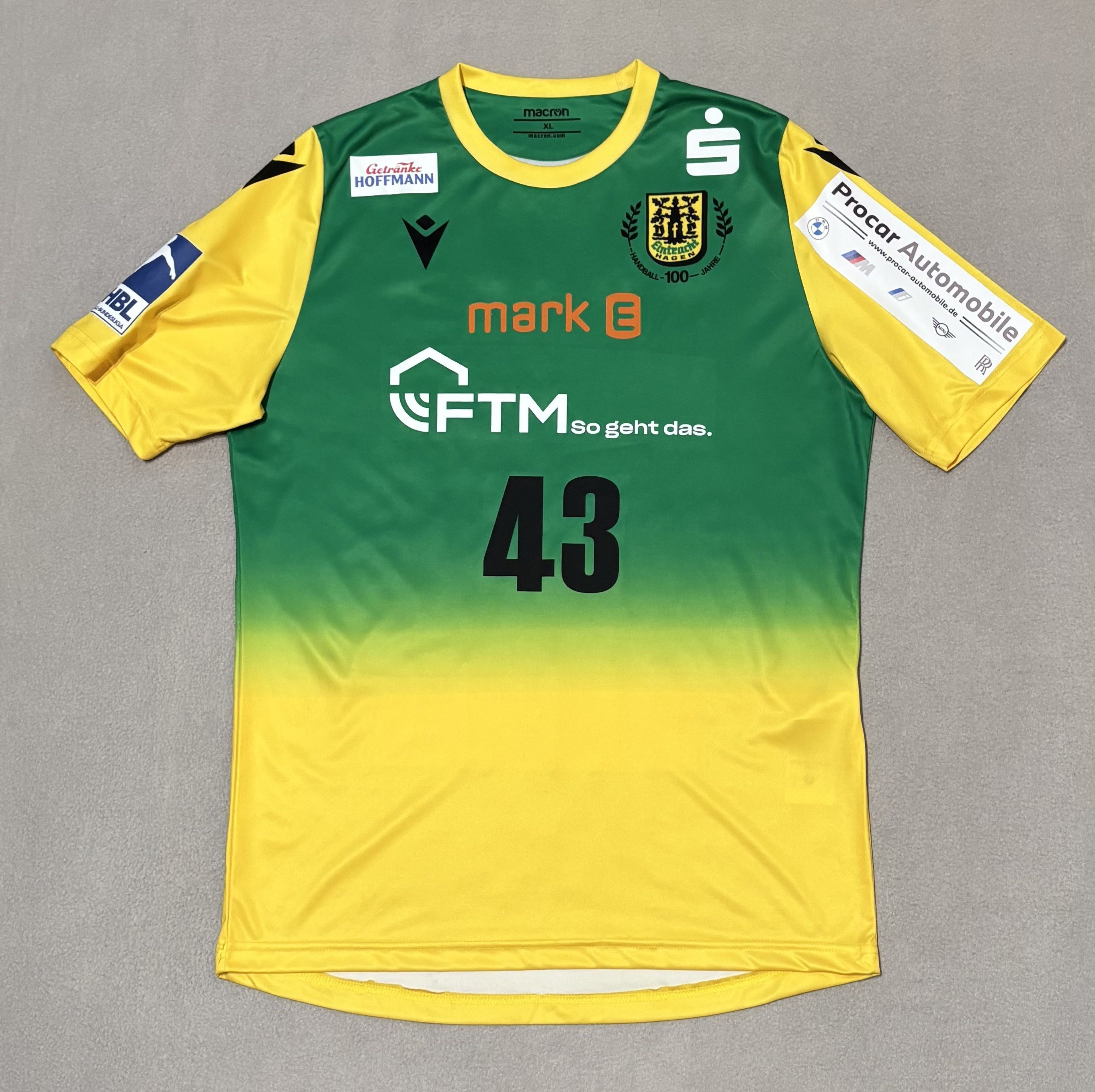 Macron VfL Eintracht Hagen 2021/2022 Toromanović #43 Macron Size US XL / EU 56 / 4 - 5 Thumbnail
