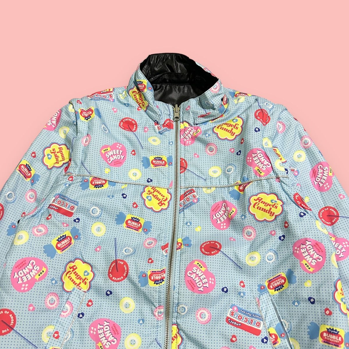 Angel Blue × Hysteric Glamour × Japanese Brand 1990s Angle Blue - Reversible Puffer Jacket Size US S / EU 44-46 / 1 - 9 Thumbnail