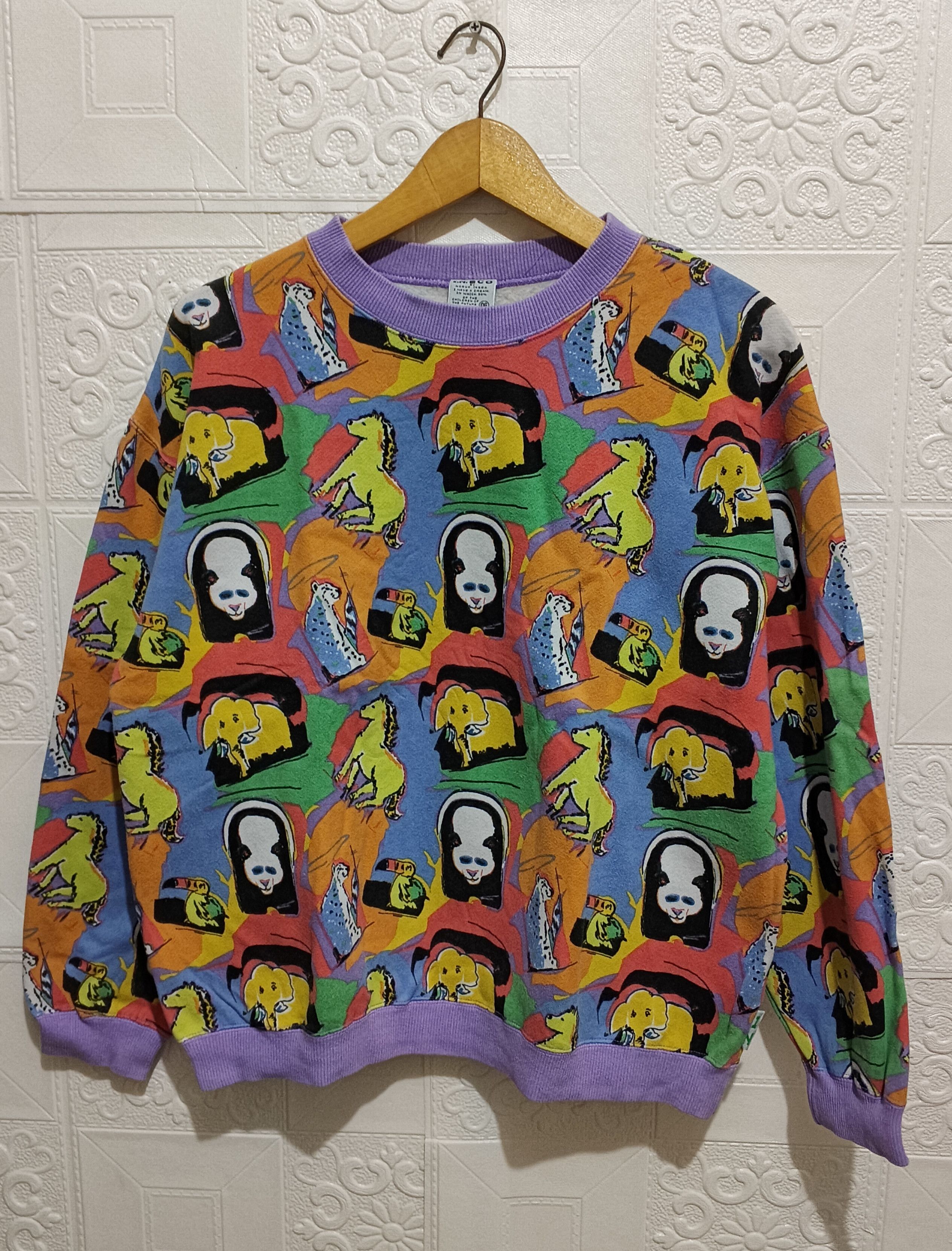 Japanese Brand NOBUO IKEDA SWEASSHIRTS Size XS / US 0-2 / IT 36-38 - 1 Thumbnail