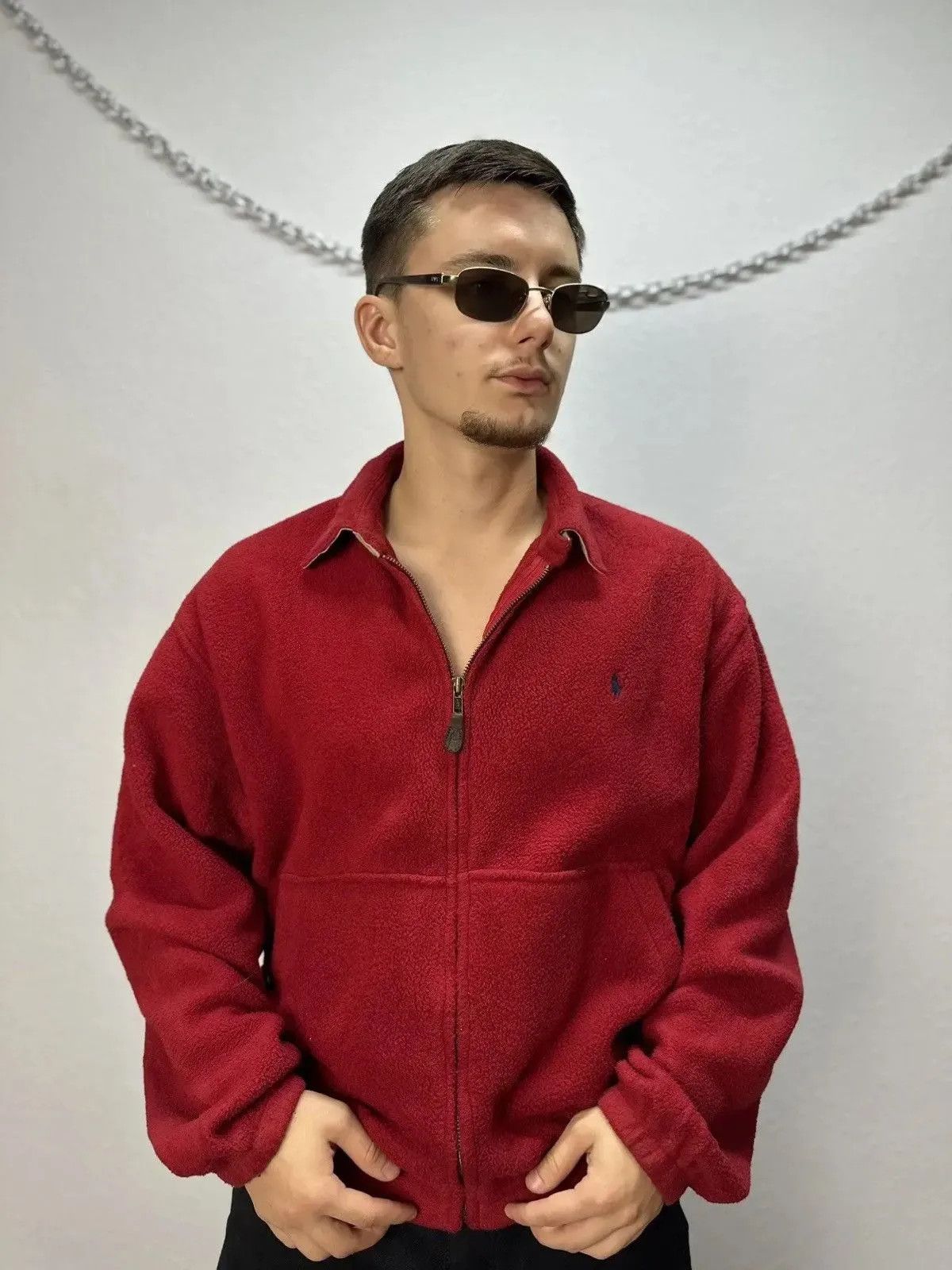 Polo Ralph Lauren Avant-Garde Red Streetwear Light Jacket Size US M / EU 48-50 / 2 - 2 Thumbnail
