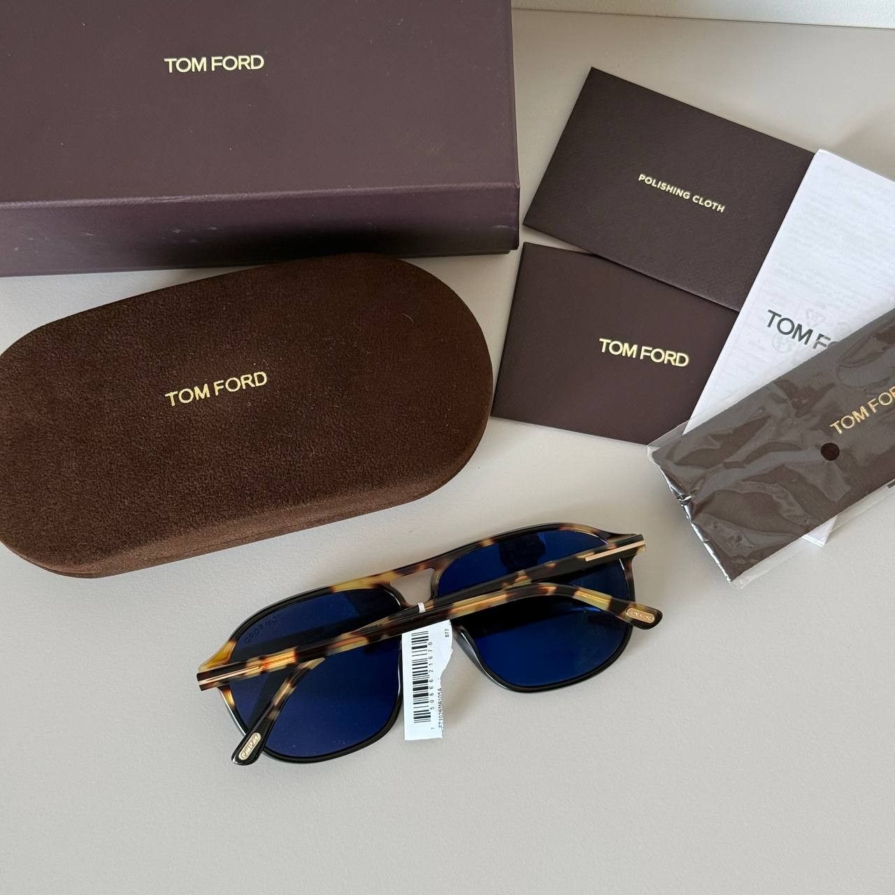 Tom Ford Tom Ford TF1026 05A Bruce Aviator Sunglasses Unisex Size ONE SIZE - 5 Thumbnail