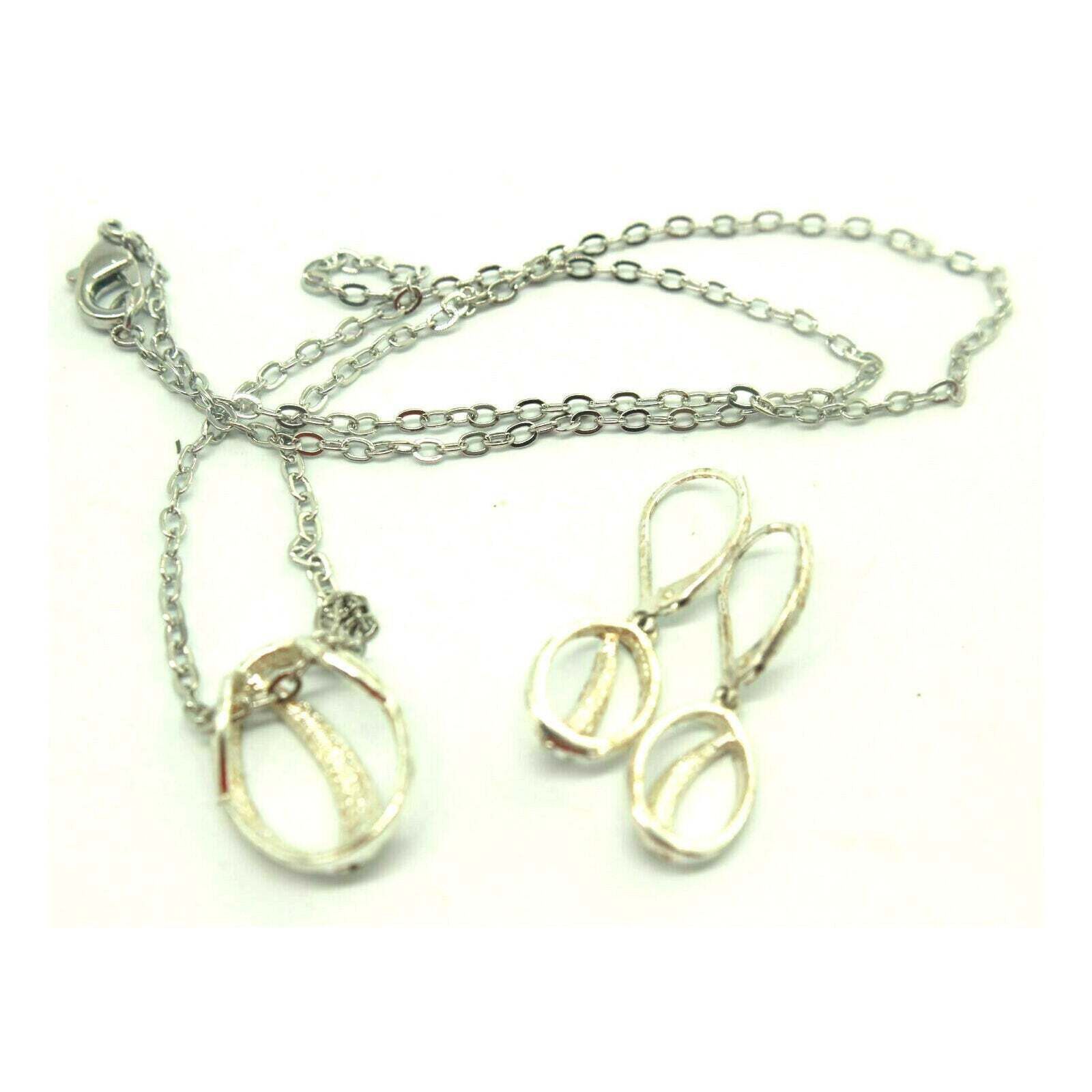 Other Vintage Avon Nina Ricci Silvertone Pendant Necklace Earring Size ONE SIZE - 2 Thumbnail