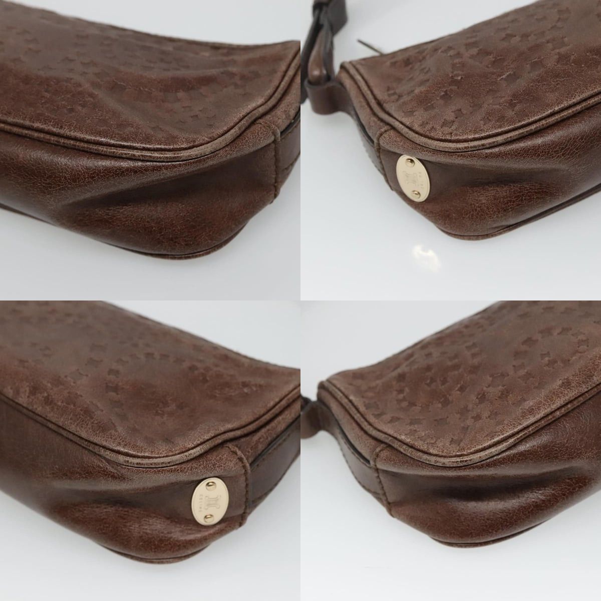 Celine CELINE Shoulder Bag Leather Brown Size ONE SIZE - 10 Thumbnail