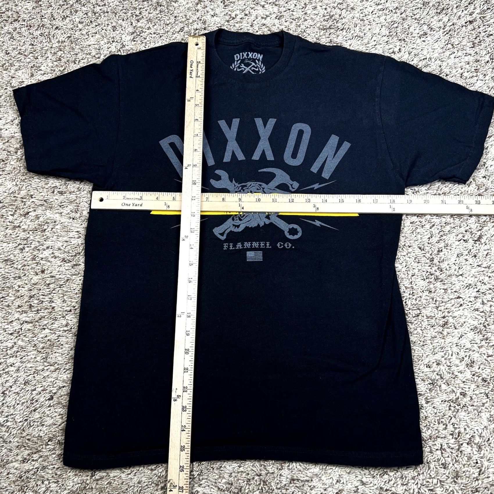 CO Dixxon Flannel Co T-Shirt Mens M Black Cotton Logo Graphic Shirt Size US M / EU 48-50 / 2 - 5 Thumbnail