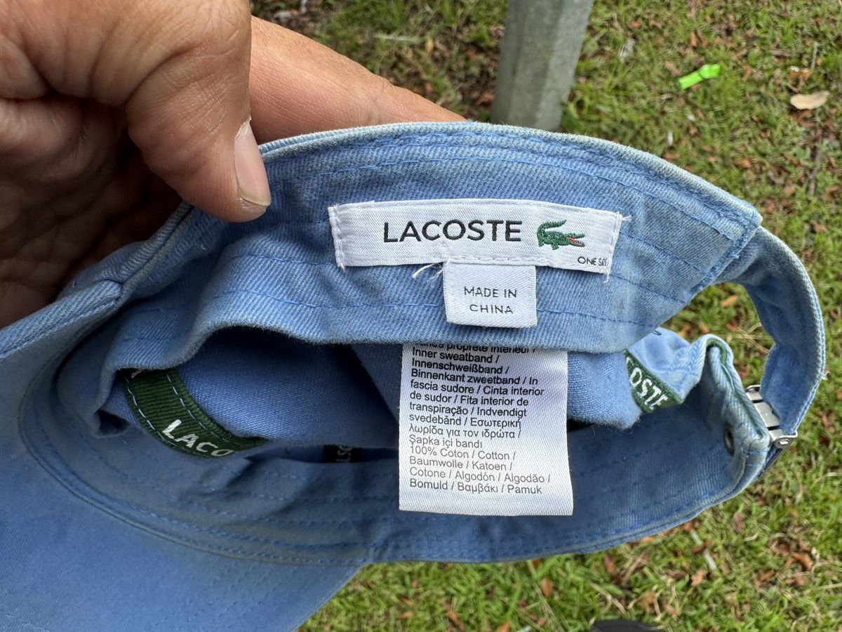 Lacoste Nice embroided cap by Lacoste Size ONE SIZE - 5 Thumbnail