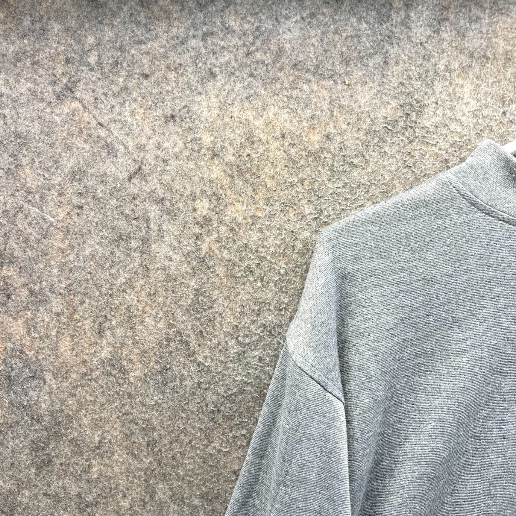 Footjoy VINTAGE Footjoy Pullover Sweater Mens Large Gray Mock Neck Fleece Long Sleeve Sweatshirt Size US L / EU 52-54 / 3 - 6 Thumbnail