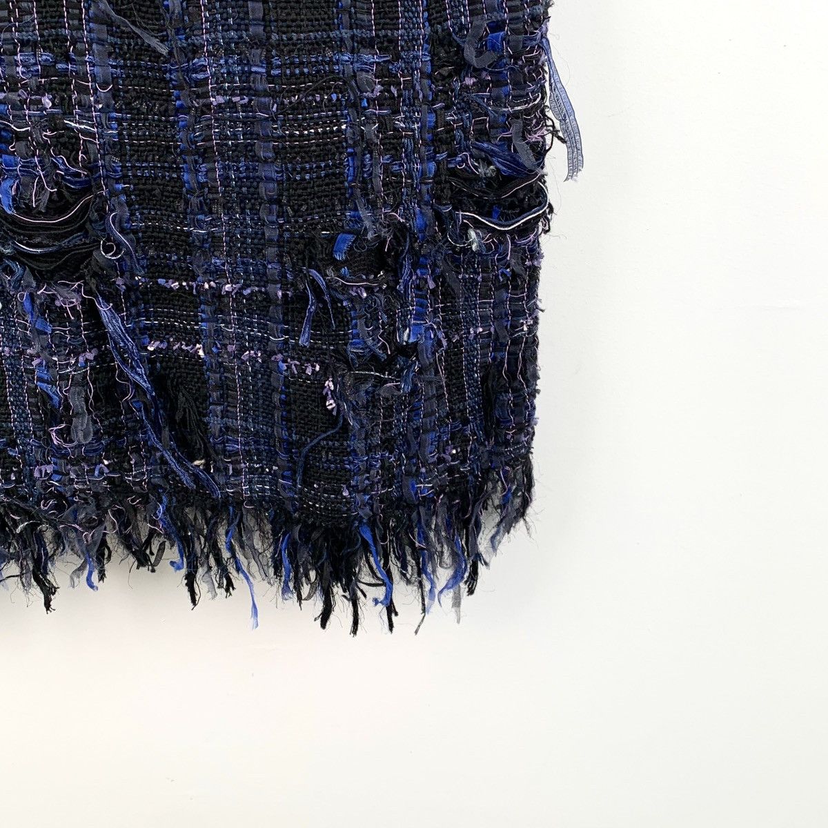 Chanel Chanel navy cotton woven tweed tassel dress Size XS / US 0-2 / IT 36-38 - 4 Thumbnail