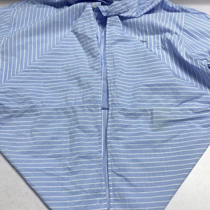 Other Dior Dior Blue Long Sleeve Printed Shirt for Men 0079-2507 Size US M / EU 48-50 / 2 - 6 Thumbnail