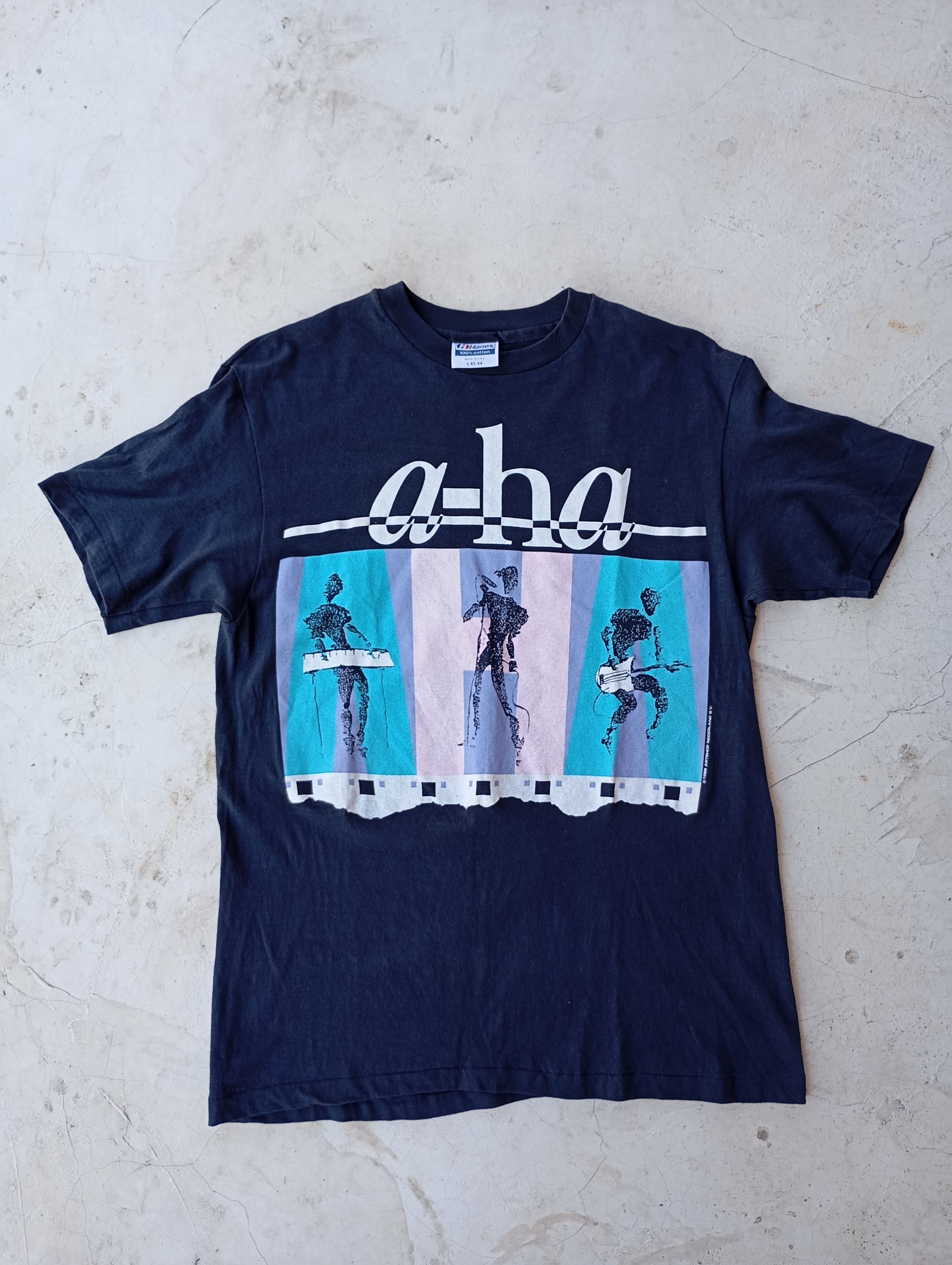 Vintage 1988 a-ha World Tour T shirts