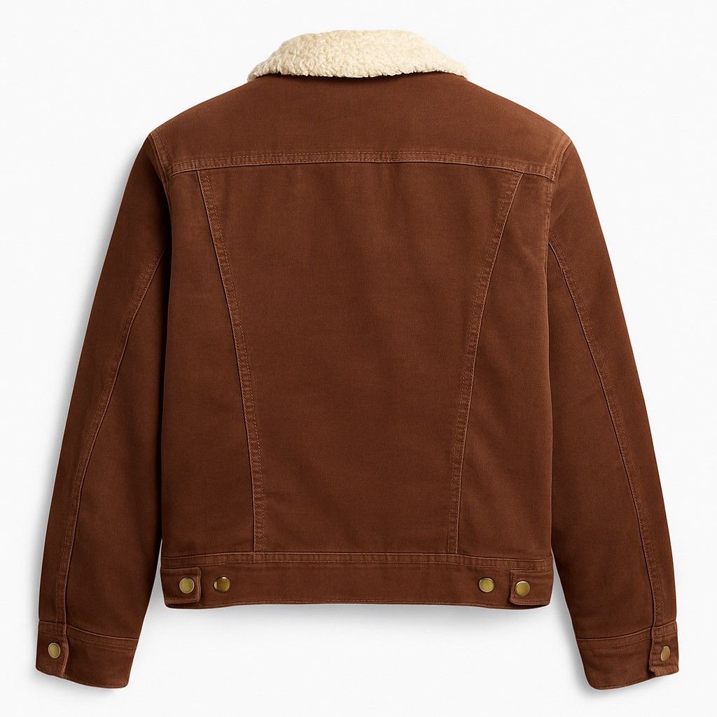 Lee Vintage Lee Storm Rider Corduroy Sherpa Jacket Brown – Men’s Size US L / EU 52-54 / 3 - 2 Thumbnail