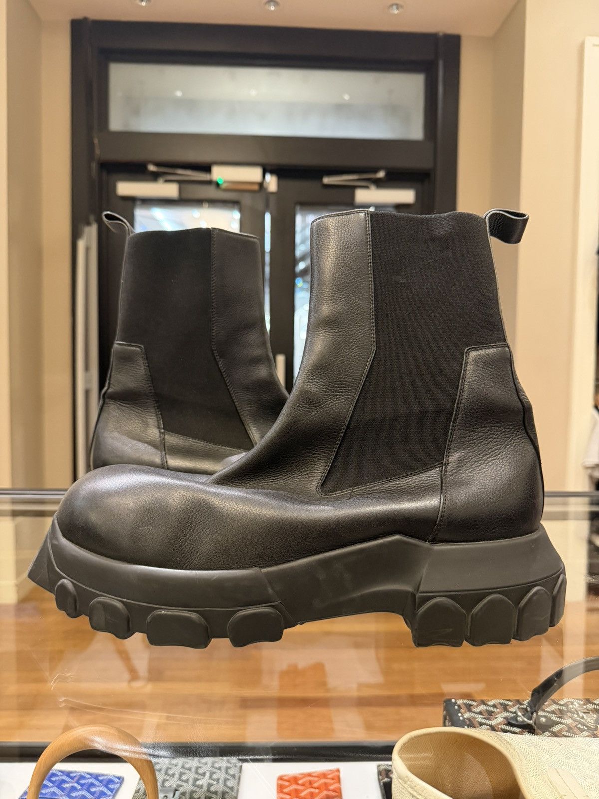 Owens Bozo Tractor Boots Rick Owens Tractor Sole Rick Owens 