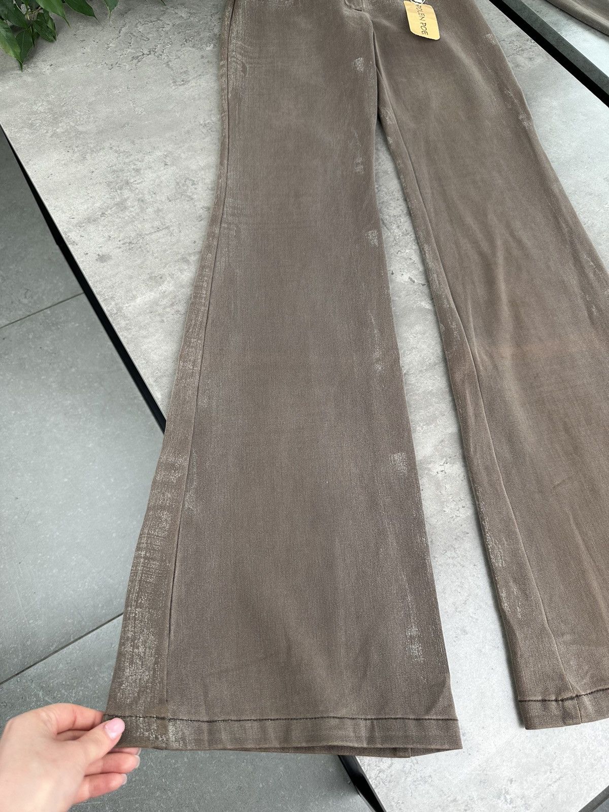 Japanese Brand Vintage Flared Pants Size 25" / US 0 / IT 36 - 5 Thumbnail