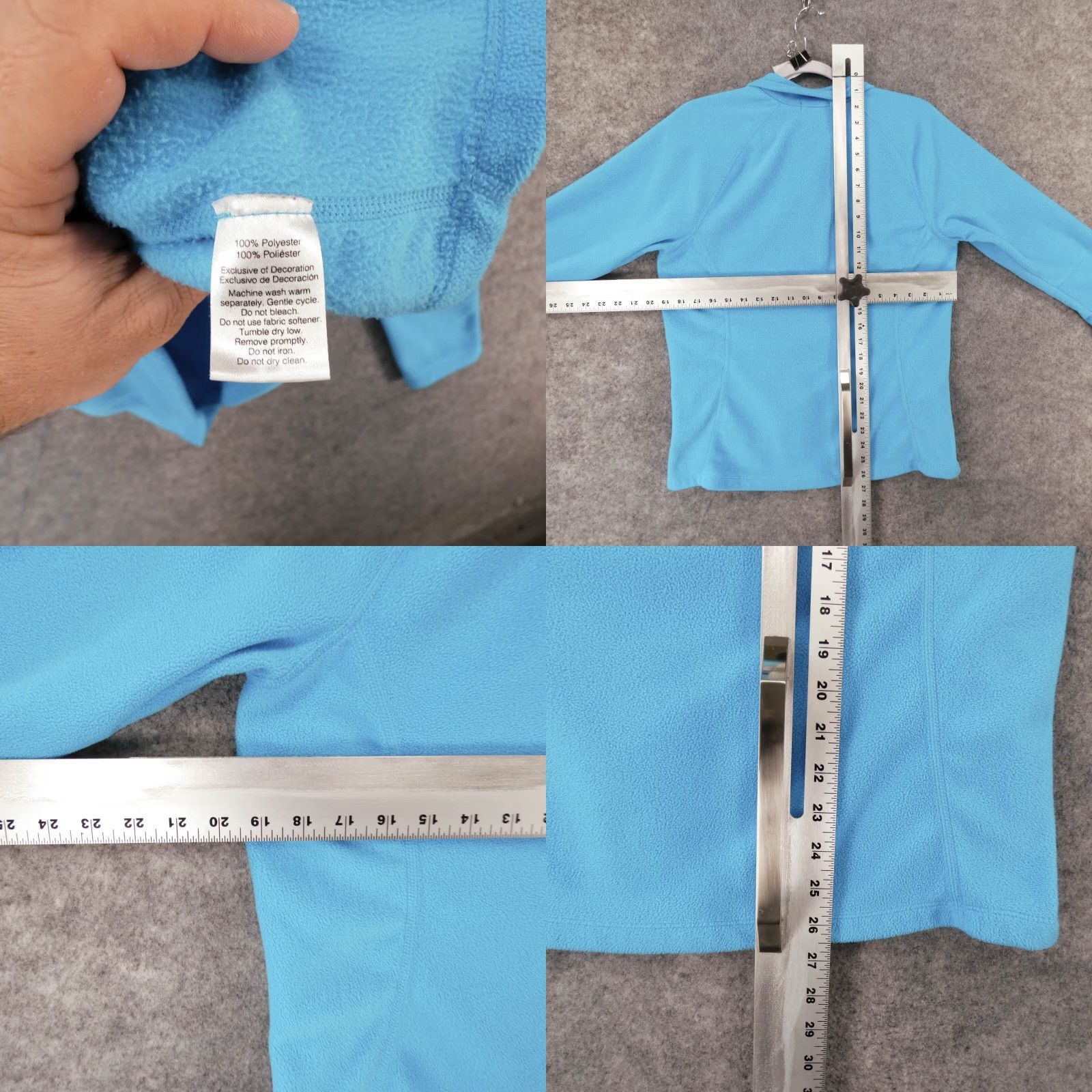 Eddie Bauer Eddie Bauer Pullover Womens Large Lon Sleeve Fleece 1/4 Zip Blue Size L / US 10 / IT 46 - 8 Thumbnail