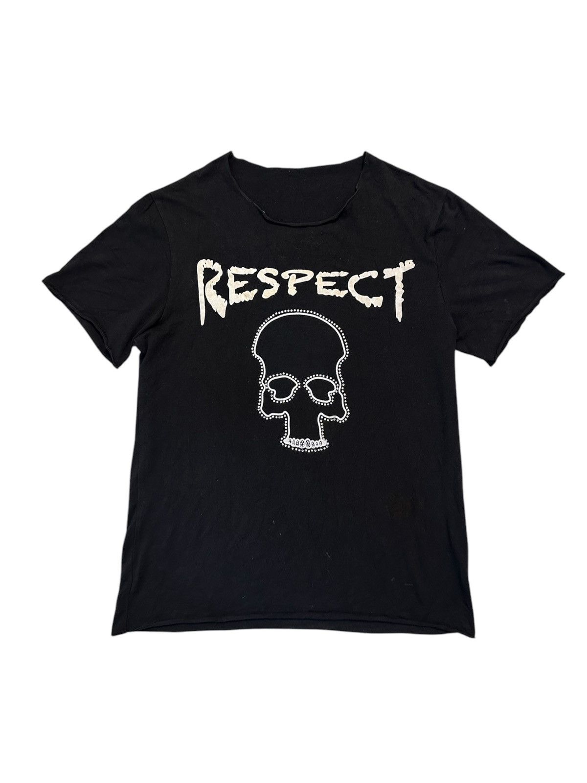 Lucien Pellat-Finet Lucien Pellat-Finet “Respect” Skull T-Shirt Size US S / EU 44-46 / 1 - 1 Thumbnail