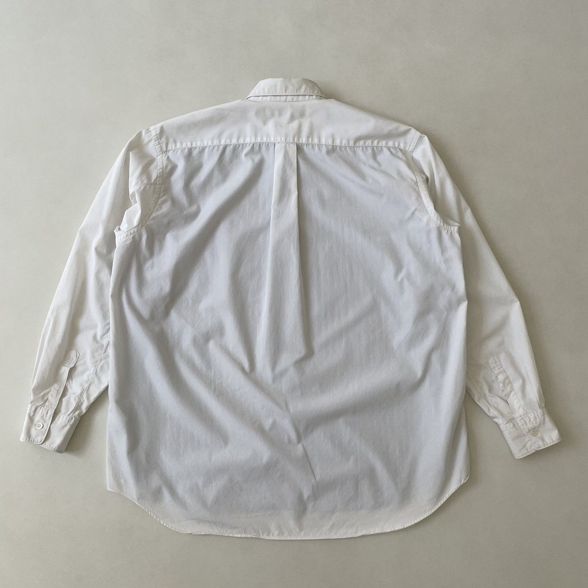 Comme des Garcons Blue/White Stripe Shirt With ‘Splat Print’ Size US M / EU 48-50 / 2 - 12 Thumbnail