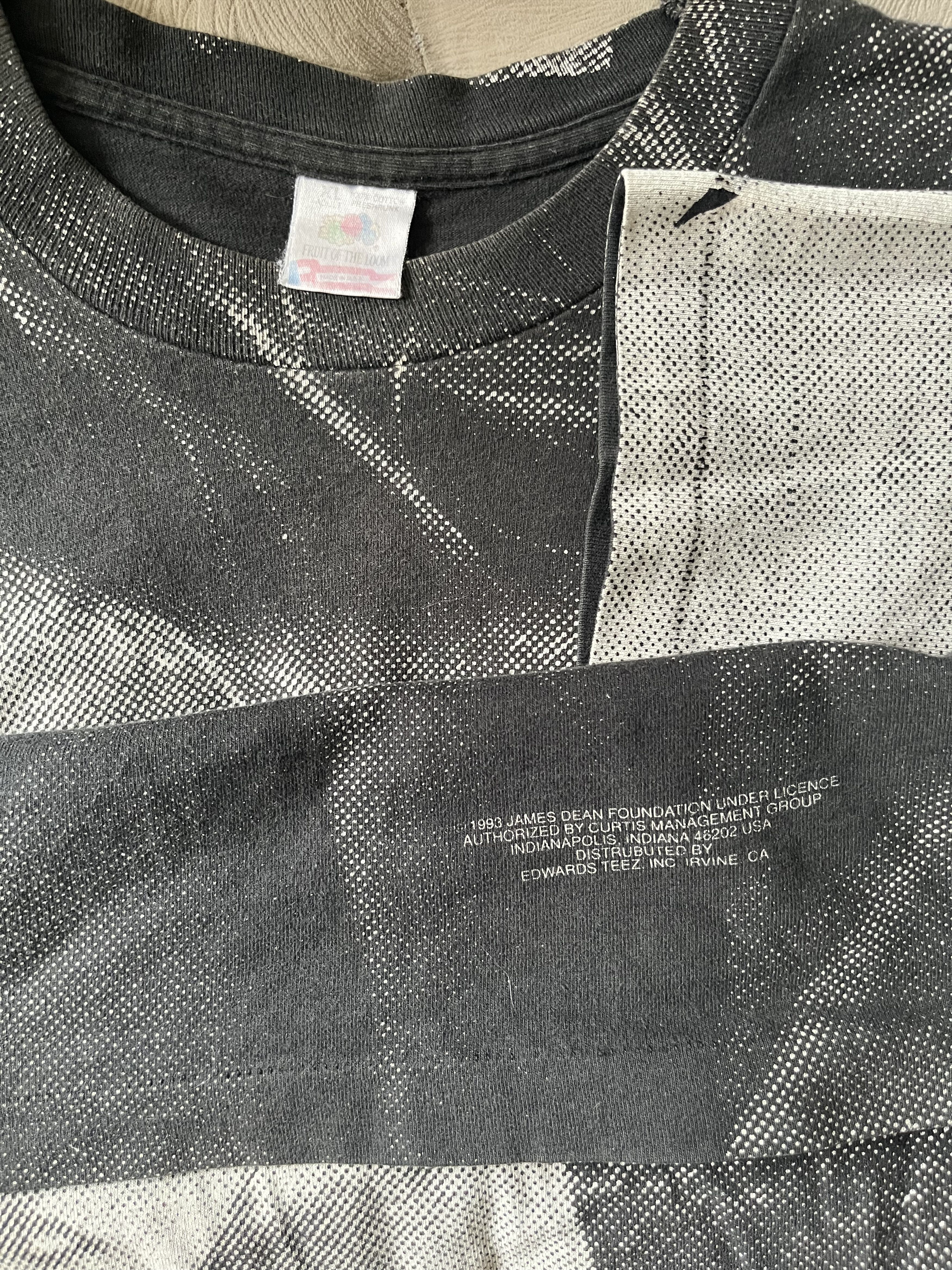 Fruit Of The Loom 1993 Vintage James Dean AOP Size US XL / EU 56 / 4 - 2 Thumbnail