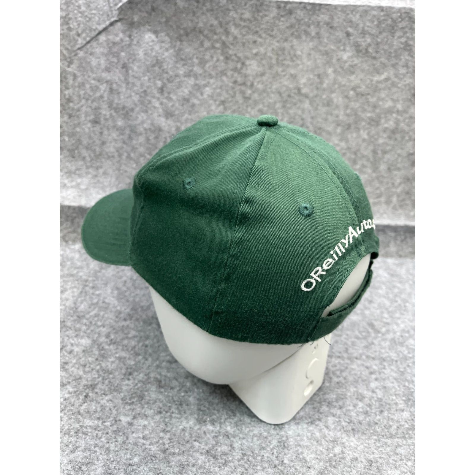 Vintage O'Reilly Auto Parts Hat Cap Strap Back Adult One Size Green Cotton Blend Baseball Cap Mens Size ONE SIZE - 5 Thumbnail