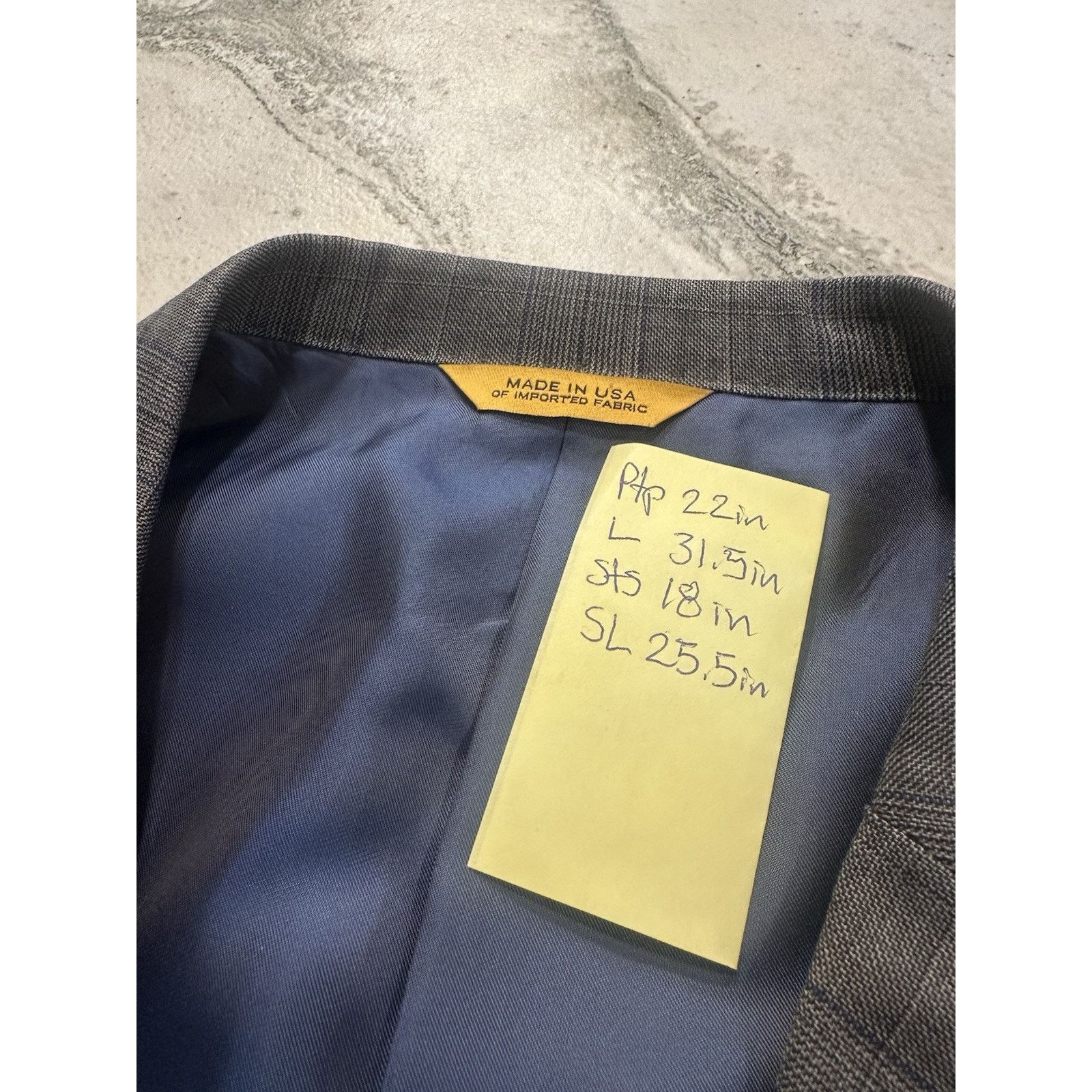 Hickey Freeman Hickey Freeman Loro Piana Suit Men’s 42R Tasmanian Super 130 Size 42R - 13 Thumbnail
