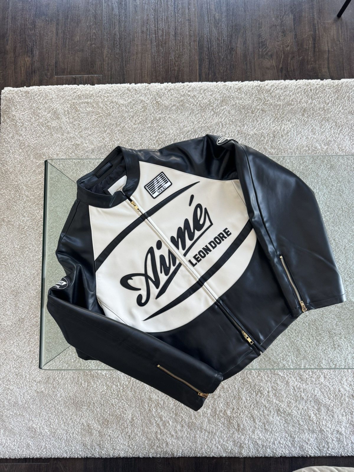 Aime Leon Dore Aime Leon Dore Leather Café Racer Jacket Size US S / EU 44-46 / 1 - 1 Thumbnail