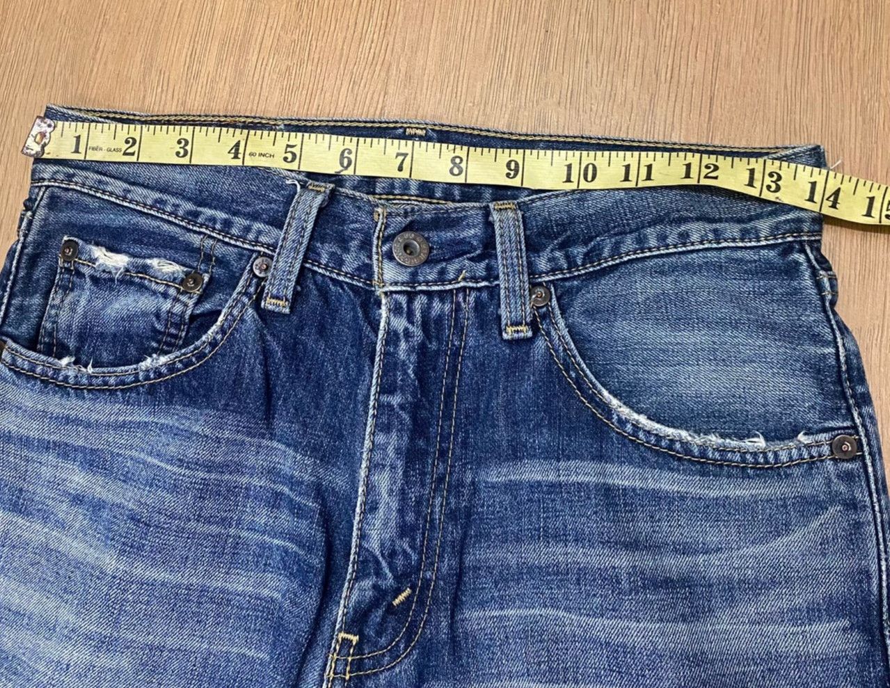 Levi's Vintage Levis 502 Distressed Denim Kurt Cobain Style Size US 28 / EU 44 - 7 Thumbnail