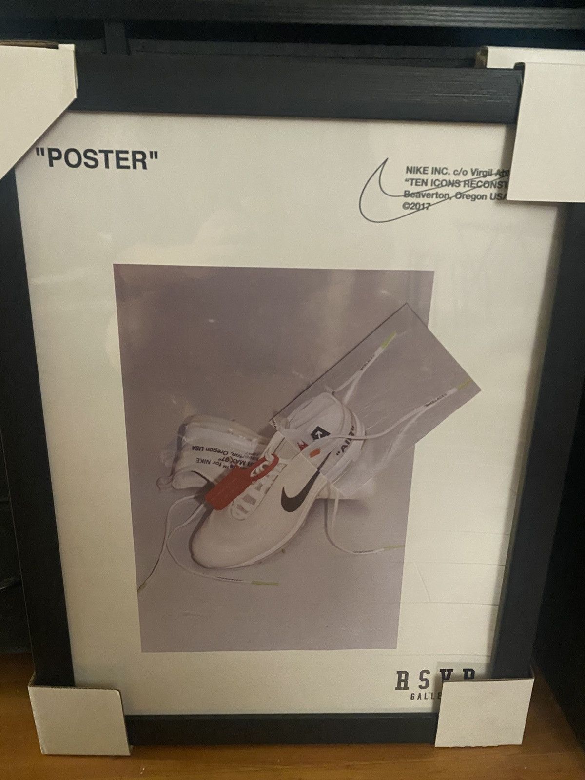Nike × Off-White RARE Nike Off White The Ten RSVP Gallery Poster Size ONE SIZE - 1 Thumbnail