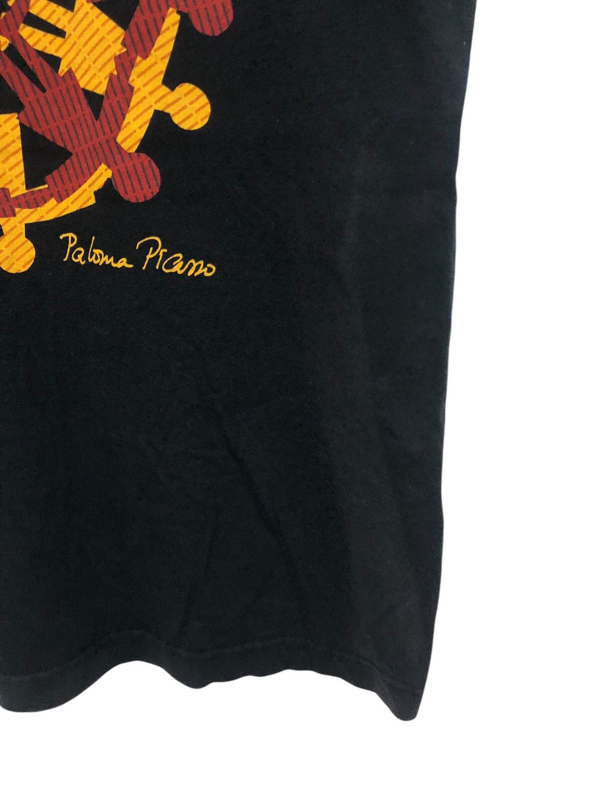 Paloma Picasso × Vintage PALOMA PICASSO UNITES CIRCLE ART GRAPHICAL TEE RARE Size US L / EU 52-54 / 3 - 7 Thumbnail