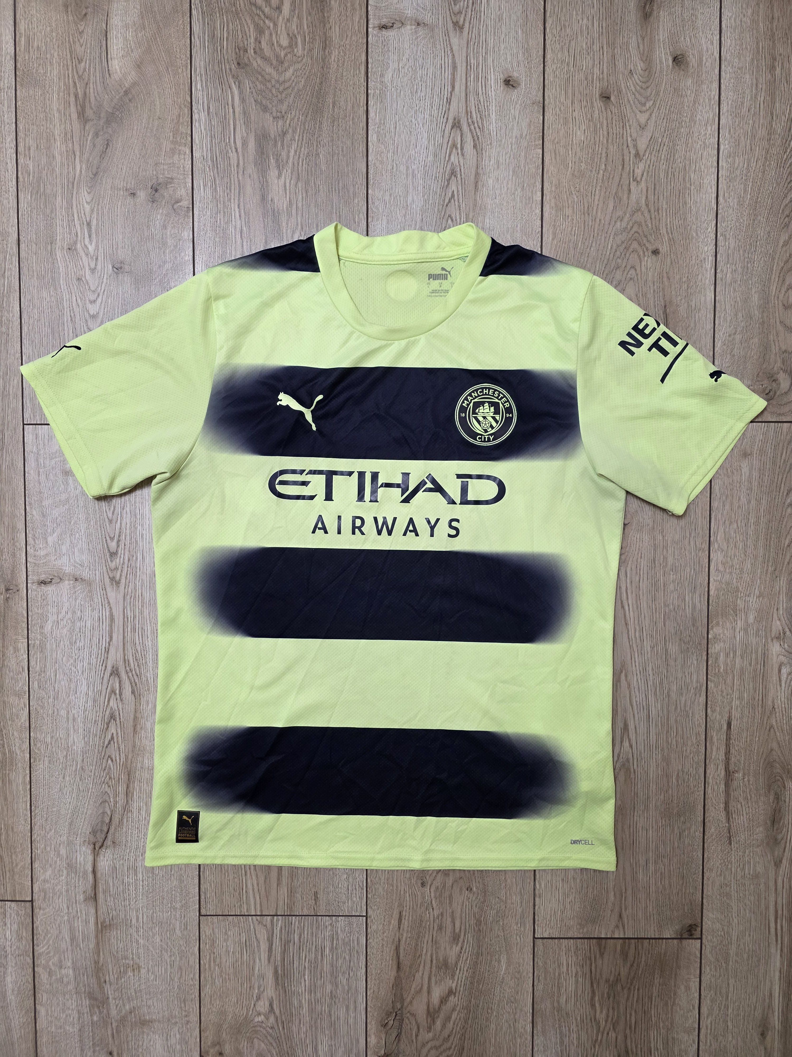 Puma MANCHESTER CITY 2022 2023 THIRD FOOTBALL SHIRT SOCCER JERSEY Size US L / EU 52-54 / 3 - 1 Thumbnail