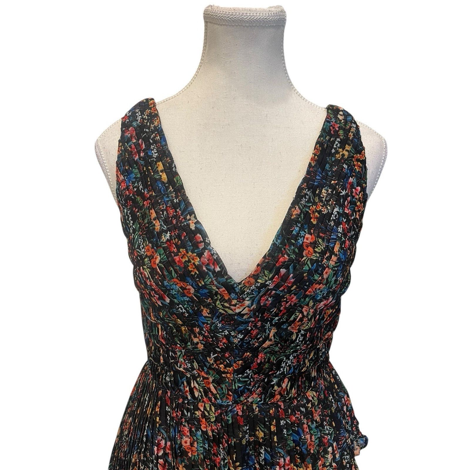 Other La Maison Talulah Pleats Ruffle Chiffon Tiered Mini Dress S Size S / US 4 / IT 40 - 6 Thumbnail