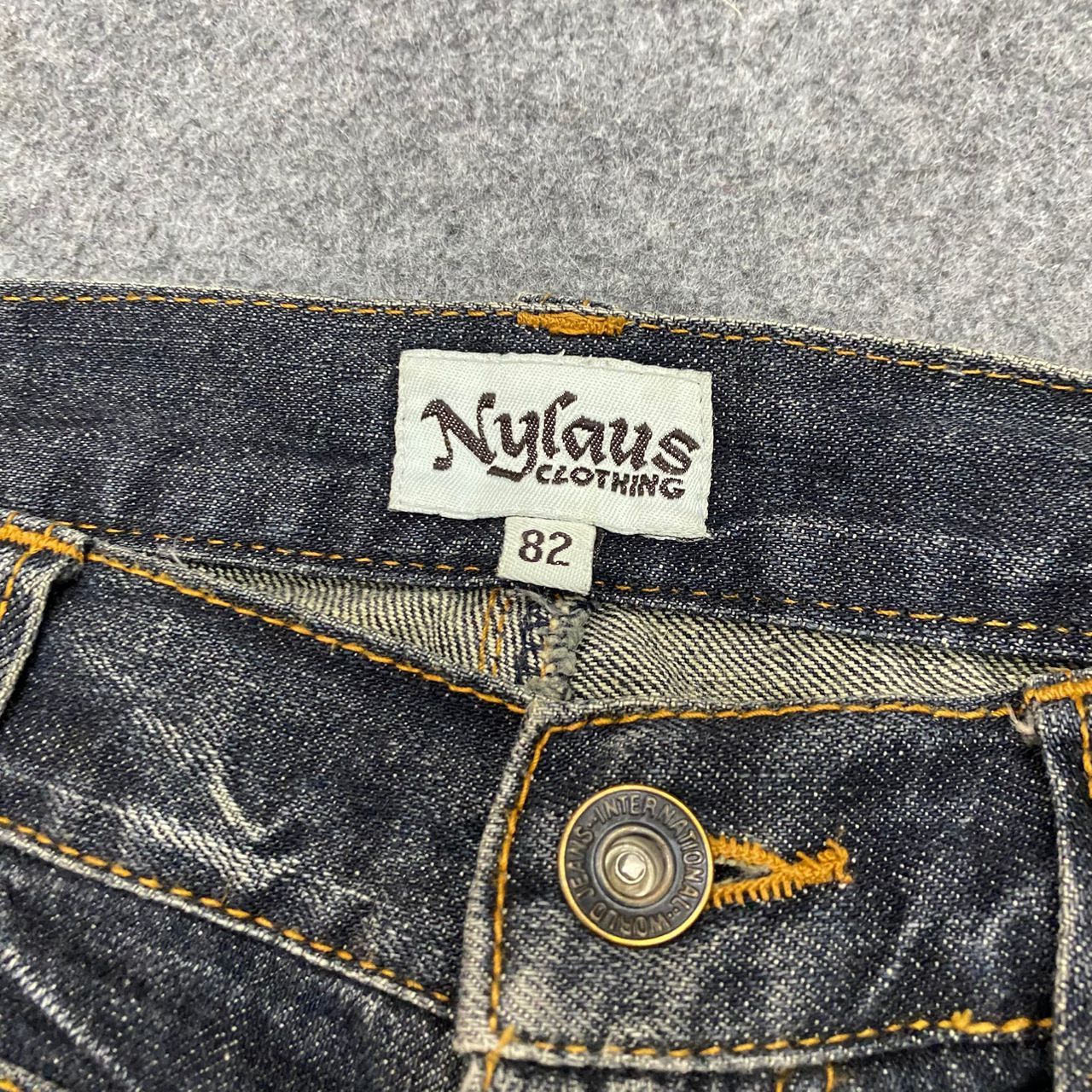 If Six Was Nine 💥Best Offer💥 Nylaus Clothing Double Waist Distressed Denim Size US 32 / EU 48 - 14 Thumbnail