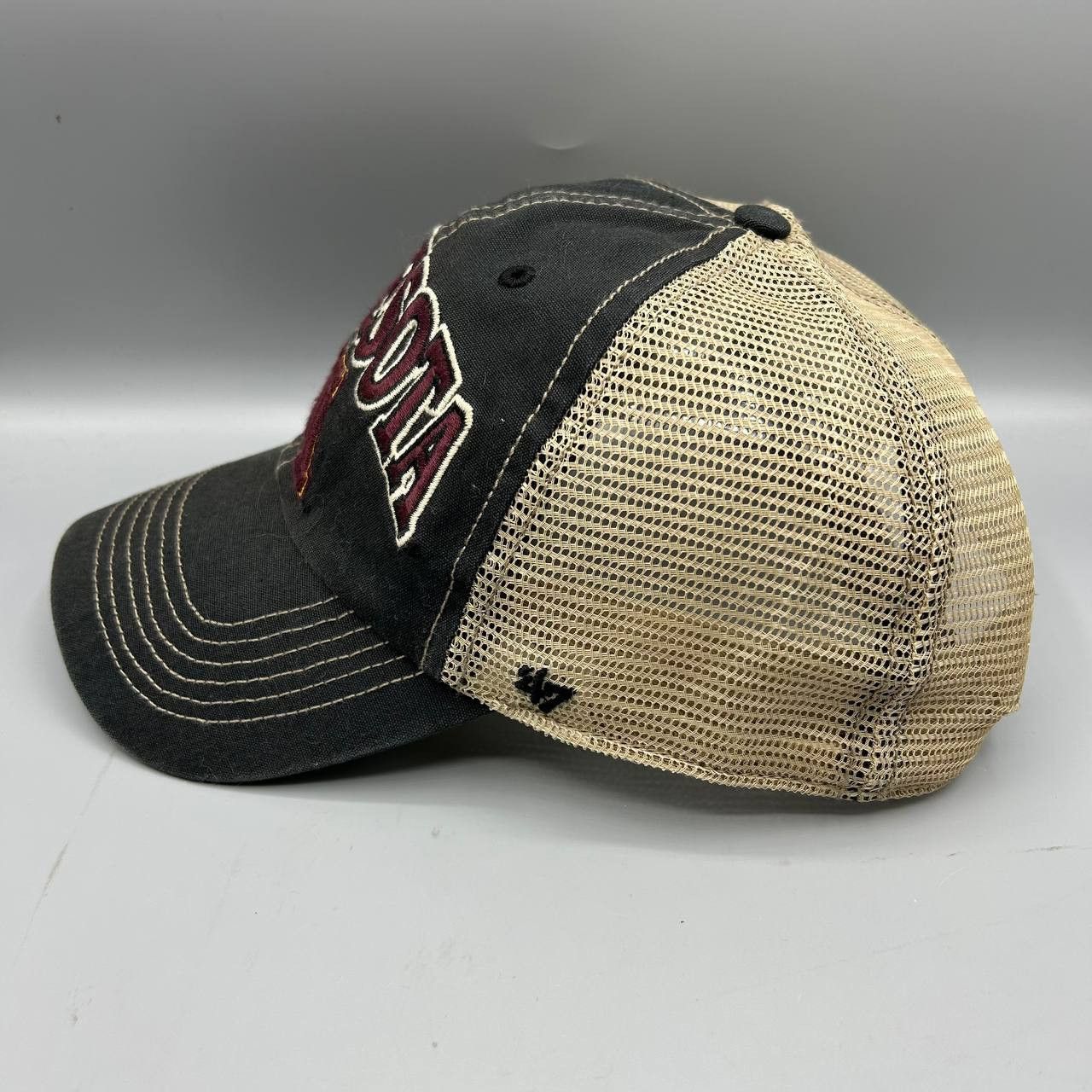 47 Brand Minnesota Golden Gophers Trucker Hat Men Black Snap Back Cap Size ONE SIZE - 3 Thumbnail