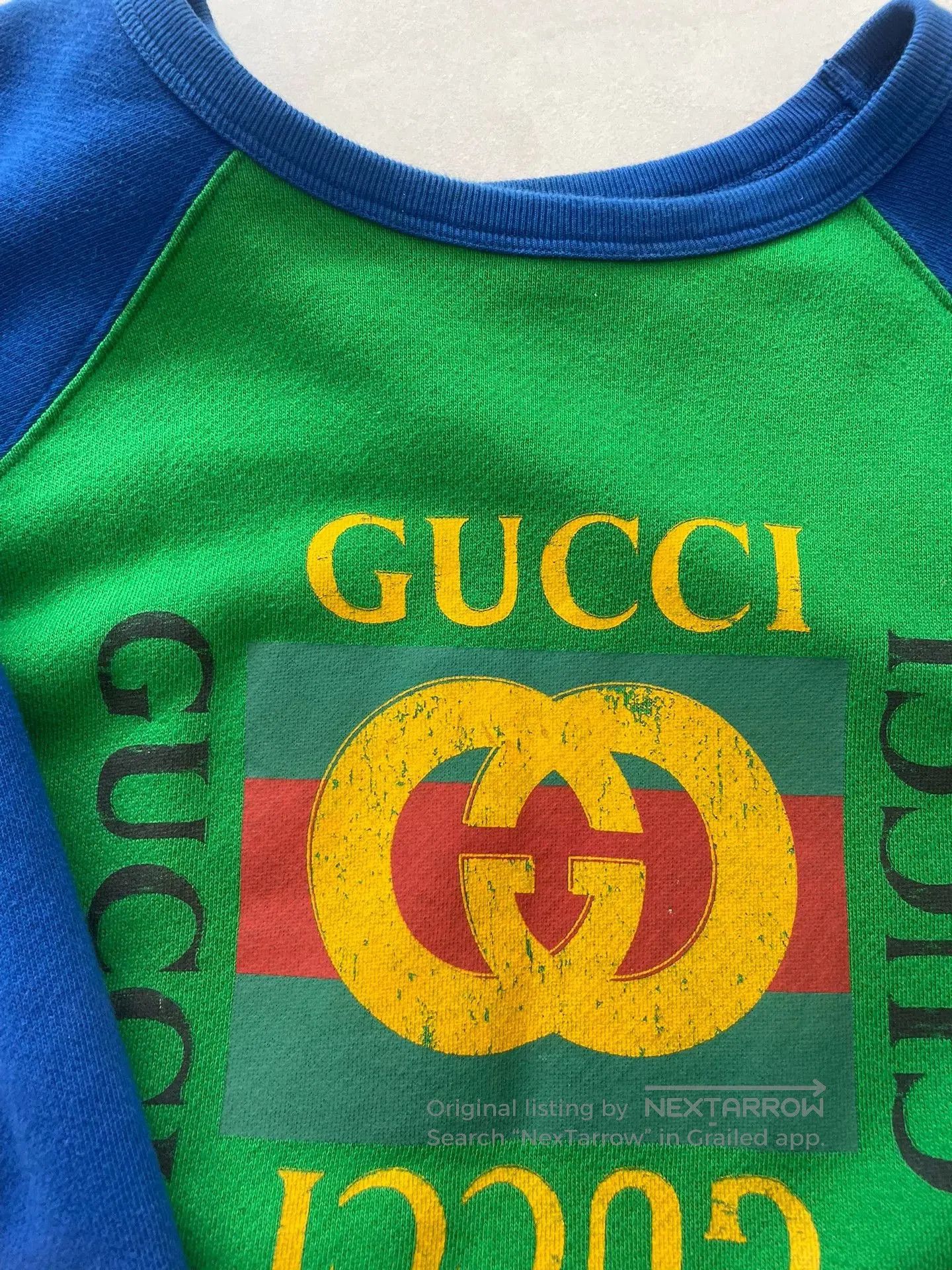 Other Gucci Green and Blue Knitted Sweatshirt. Size US M / EU 48-50 / 2 - 3 Thumbnail