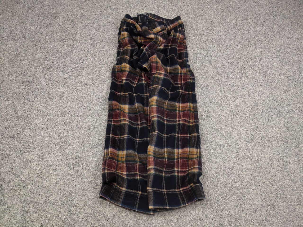 HANSEN Garments Hansen Garments Pyge Wool Blend Check Cropped Casual Pants Size US 32 / EU 48 - 2 Thumbnail