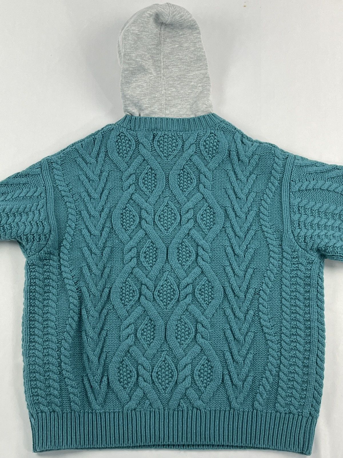 Supreme Supreme Cable Knit Hooded Sweater Size US L / EU 52-54 / 3 - 3 Thumbnail