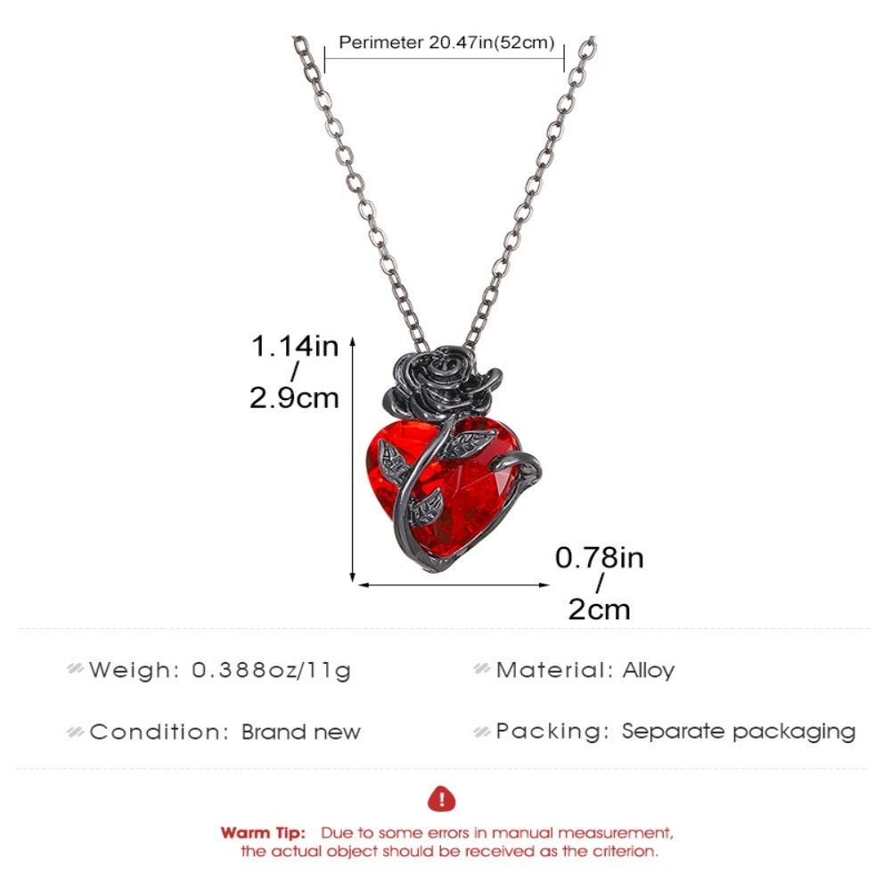 Japanese Brand Rose Red Love Necklace Size ONE SIZE - 5 Thumbnail