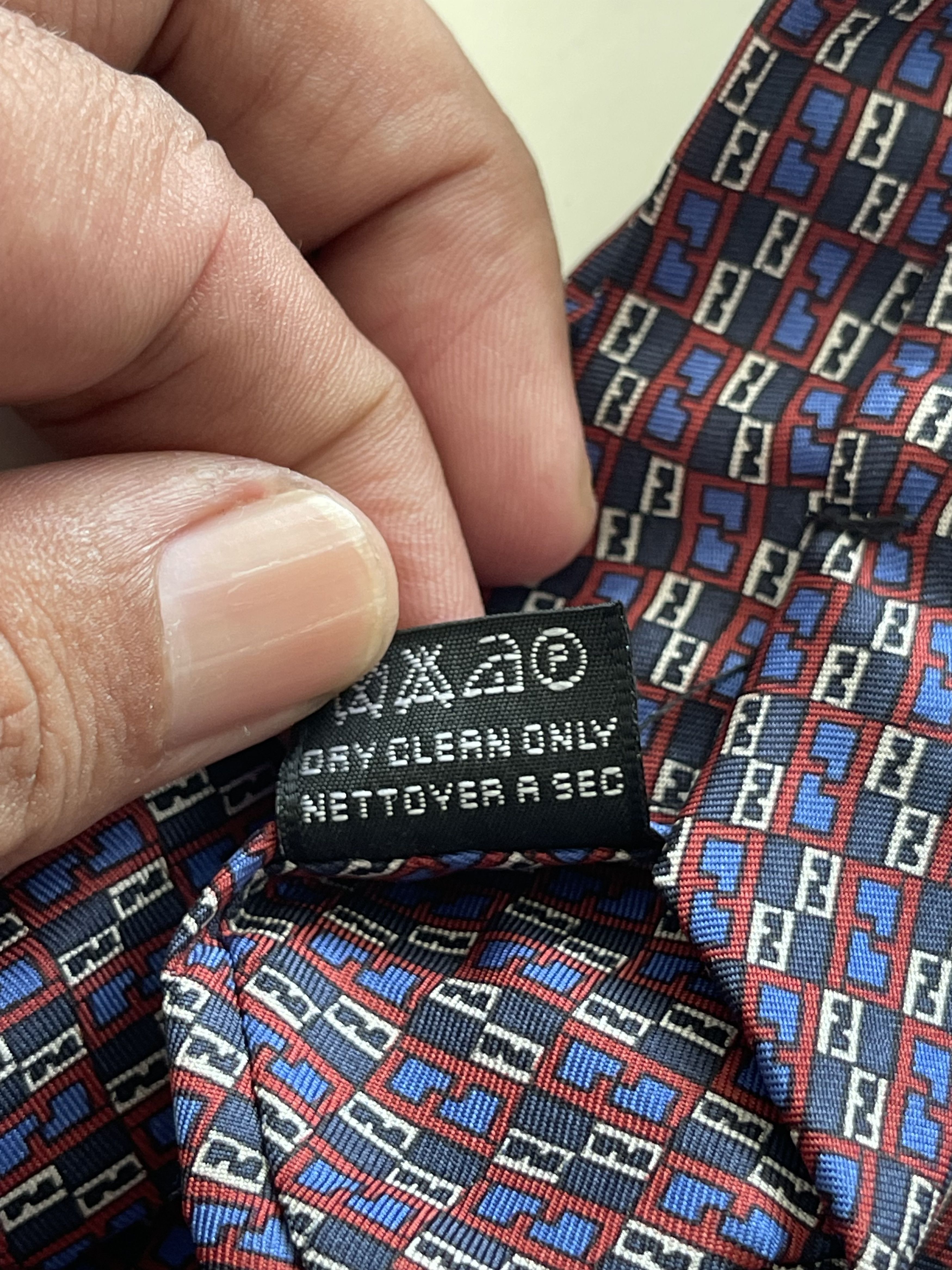 Designer × Fendi Fendi Cravatte Neck Tie Size ONE SIZE - 4 Thumbnail