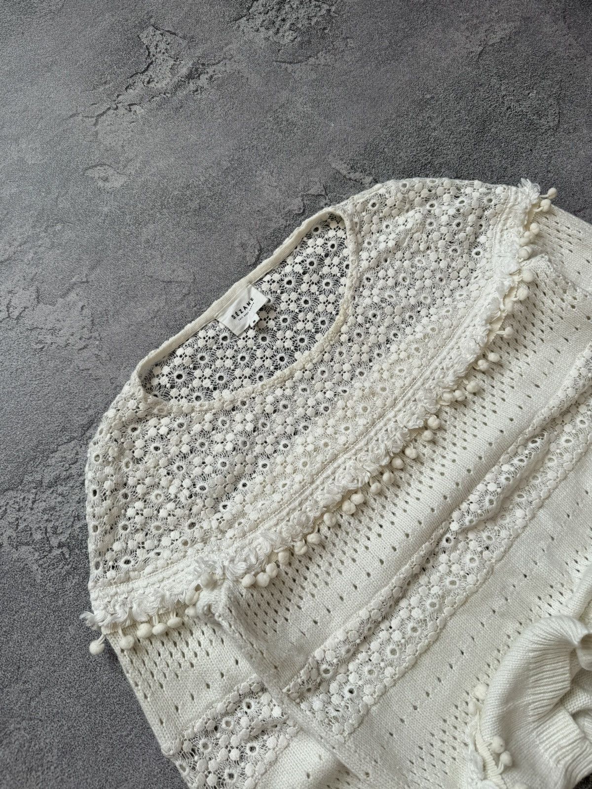 Designer × Sezane Sezane S Wmns sweater knitwear jumper pullover long sleeve Size S / US 4 / IT 40 - 2 Thumbnail